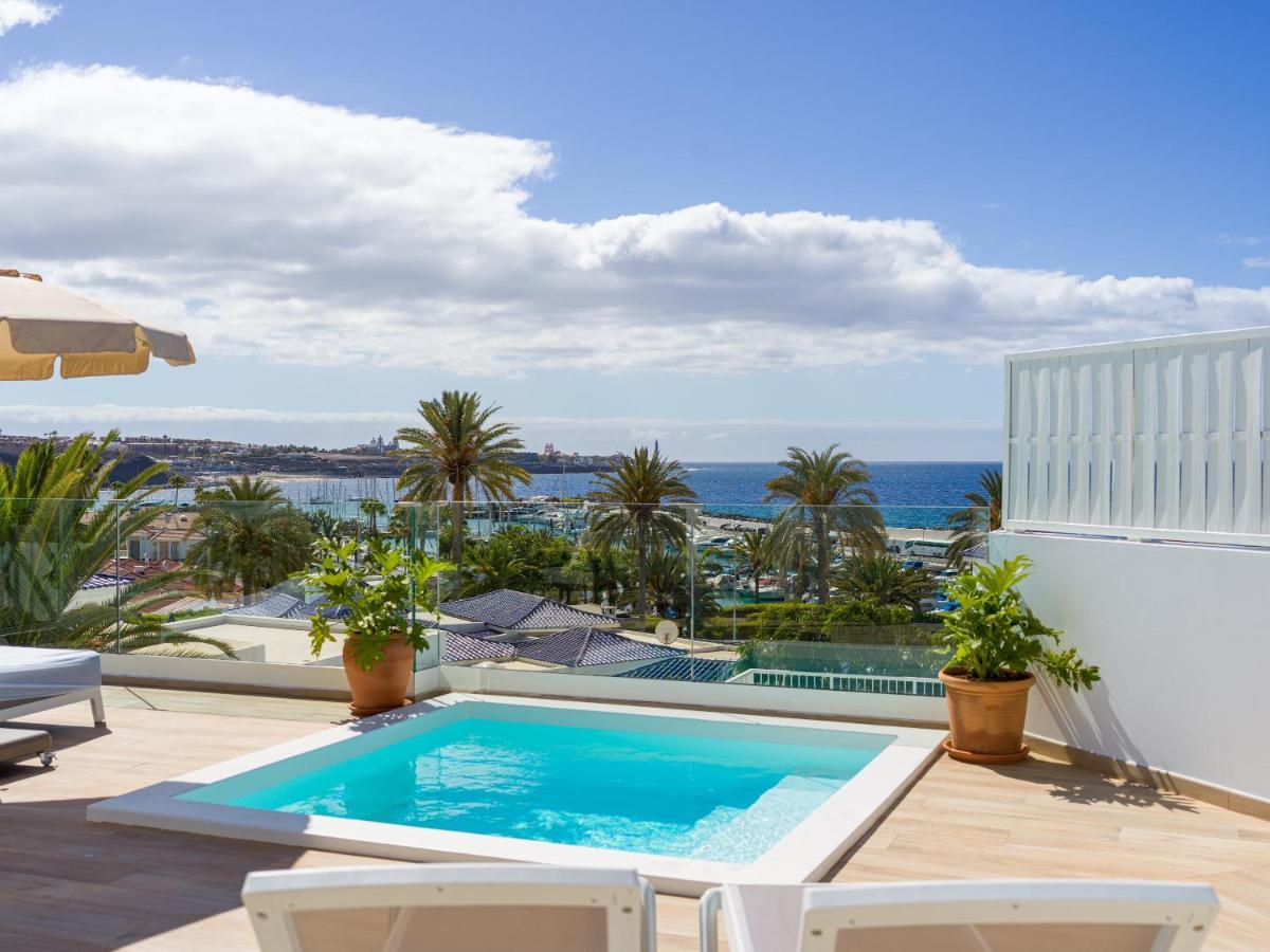 Pasitoblanco Porto Mare 7 Seaview Villa Private Heated Pool Pasito Blanco Bagian luar foto