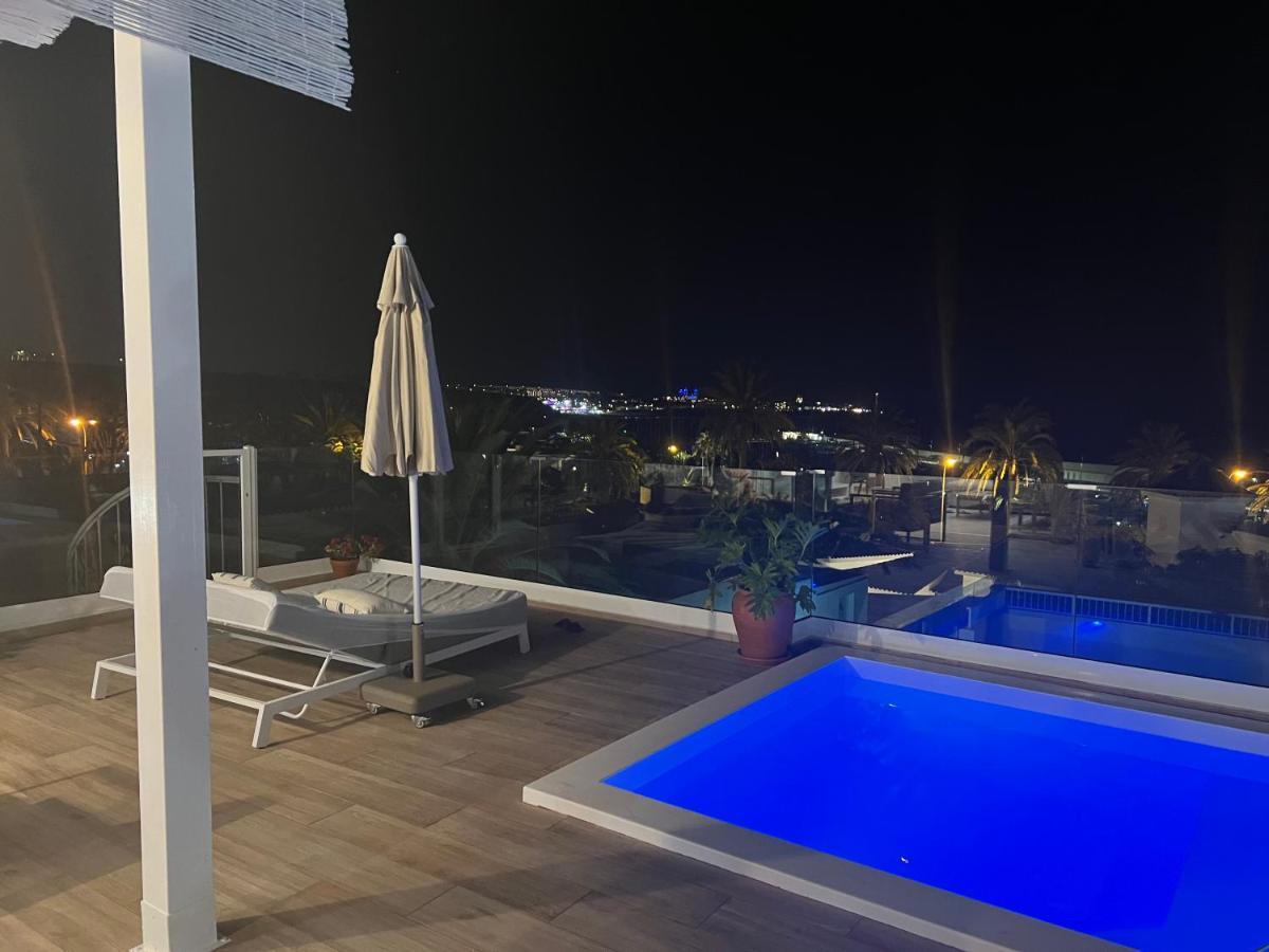 Pasitoblanco Porto Mare 7 Seaview Villa Private Heated Pool Pasito Blanco Bagian luar foto