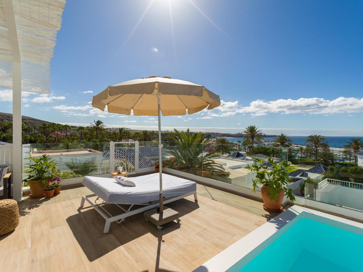 Pasitoblanco Porto Mare 7 Seaview Villa Private Heated Pool Pasito Blanco Bagian luar foto